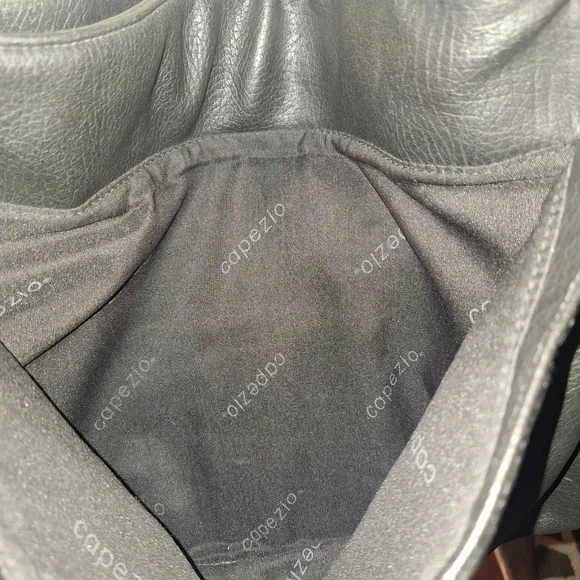 Black Leather Shoulder Bag By Capezio - Picture 7 of 16